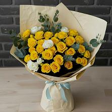 Букет цветов из:  Розы в Обозерском