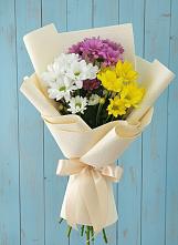 Букет цветов из:  Хризантемы #REPLACE_PRED# Обозерском