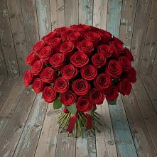 Букет 55 Красных роз Фридом #REPLACE_PRED# Обозерском