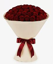 Букет 101 Бордовая роза Блэк Бакарра в Обозерском