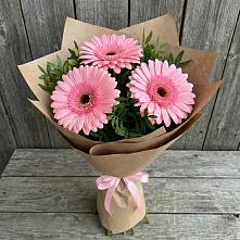 Букет цветов из:  Герберы в Обозерском