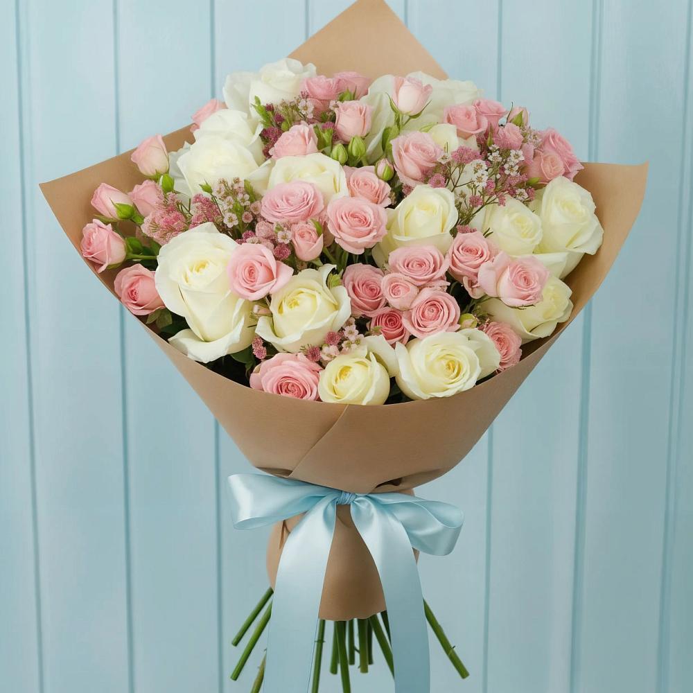 Букет цветов из: Розы в Обозерском