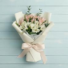 Букет цветов из:  Альстромерии в Обозерском