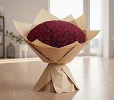 Букет 101 Красная роза в Обозерском