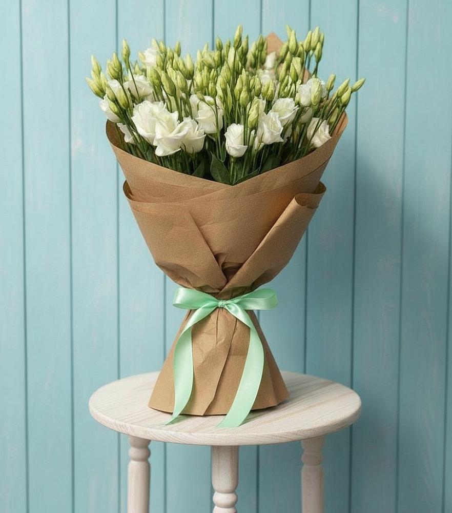 Букет цветов из: Лизиантусы в Обозерском