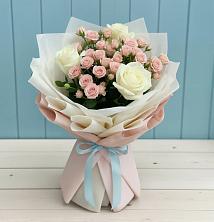 Букет цветов из:  Розы в Обозерском