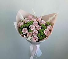 Букет цветов из:  Розы и Хризантемы в Обозерском