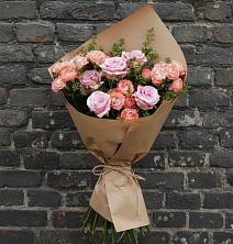 Букет цветов из:  Розы в Обозерском