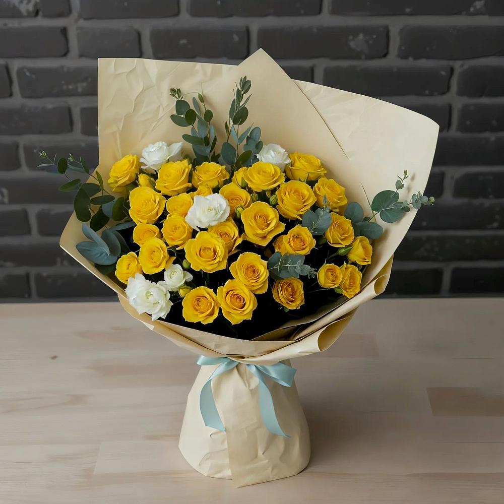 Букет цветов из: Розы в Обозерском