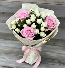 Букет цветов из:  Розы в Обозерском