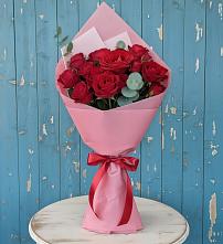 Букет цветов из:  Розы в Обозерском