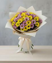 Букет цветов из:  Хризантемы #REPLACE_PRED# Обозерском