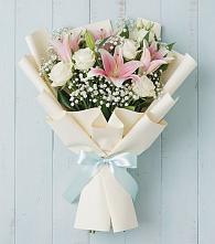 Букет цветов из:  Лилии в Обозерском