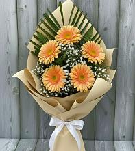 Букет цветов из:  Герберы в Обозерском